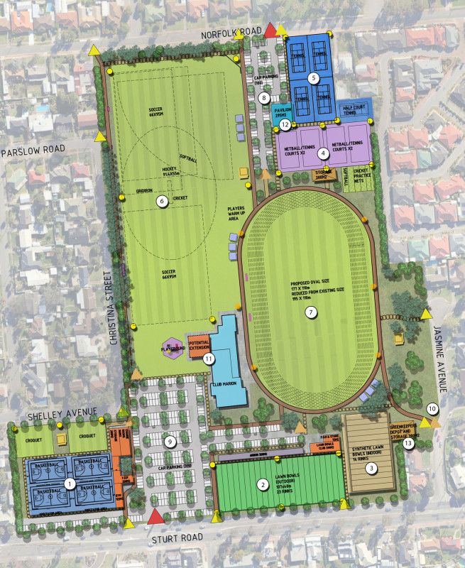 Swanbury Penglase / Marion Sports Master Plan - Swanbury Penglase